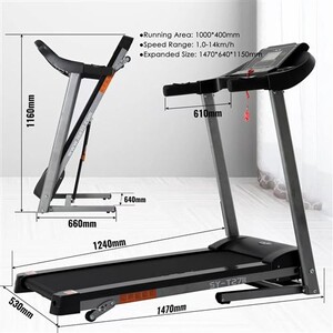 KUIKUI Tapis de Course électrique Pliable de 2,25 ch, Tapis de Course 2 KUIKUI Tapis de Course électrique Pliable de 2,25 ch, Tapis de Course 2