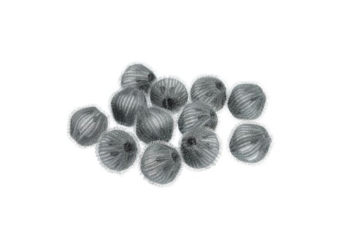 Accessoire soin du linge GENERIQUE MECCANIXITY-Boule à linge en nylon pour  épilateur de poils d'animaux, 12 pièces, gris