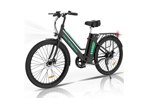 Vélo électrique Hitway Vélo électrique 26 Noir Moteur 250W,E-Bike avec  Batterie au Lithium Amovible 36V 8,4Ah Ebike,pompe à vélo gratuite