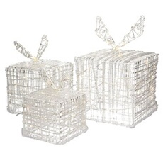 Acheter Lot de 3 Boîtes Cadeaux avec 90 LEDs Blanc Chaud, en Métal, Alimentation Bon état - 23,99 € Lot de 3 Boîtes Cadeaux avec 90 LEDs Blanc Chaud, en Métal, Alimentation Bon état - N/A reconditionné disponible sur Darty