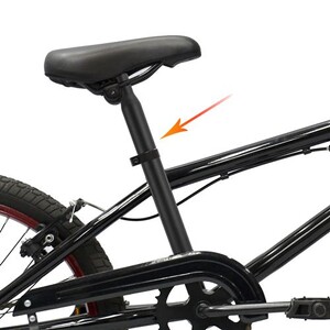 Tige De Selle Vélo Aluminium 25,4x400 Mm - Noir - Universelle Pour VTT, Vélo De Route, Montage Facile