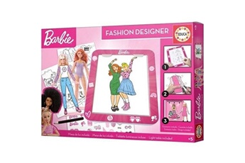 accessoire poupée educa tableau design barbie - loisir créatifs - 19825 - a partir de 5 ans