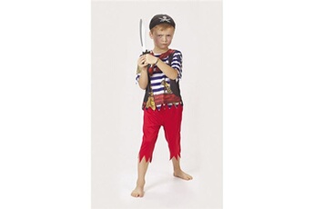 déguisement enfant cijep caritan déguisement garçon de pirate avec sabre 5/7 ans