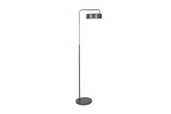 lampadaire vente-unique lampadaire style vintage - métal - h. 154 cm - vert olive et or - otilie