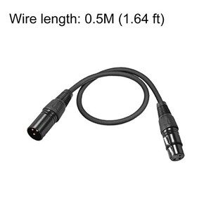 Câble D'extension D'antenne Radio Sourcingmap 5m – Mâle/femelle, Noir, Pour Autoradio