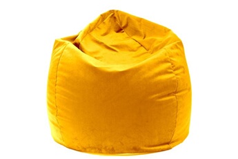 pouf jumbo bag pouf poire - curry 14200v-67