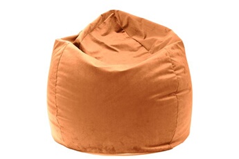 pouf jumbo bag pouf poire - terracotta 14200v-78