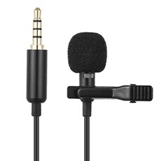 GENERIQUE - Microphone Lavalier - 1.5m - Noir