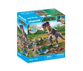 Dinos 71524 Explorateur avec moto et tyrannosaure