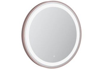 Miroir de Salle Bain Lumineux LED Oval 60 x 80 cm RGB avec