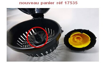 Filtre Presse-agrumes Compatible SEB, Krups, Moulinex - Référence MS-0697575 - Pour Modèles Vita Compact, MultiChef, Prep Expert