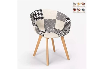 chaise ahd amazing home design chaise patchwork pour cuisine bar restaurant design nordique en bois et tissu pigeon