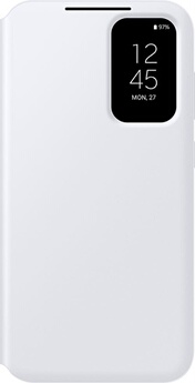 Etui Smart View avec porte-carte pour Galaxy S23FE Blanc