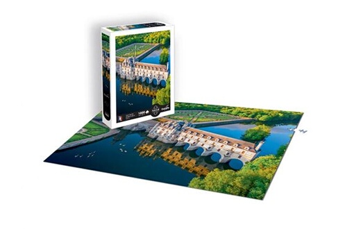 Puzzle Sentosphere Puzzle 1000 pièces paysage - château de chenonceau -  touraine