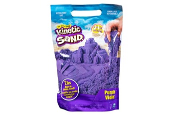 autres jeux créatifs spin master kinetic sand sac de 907g violet