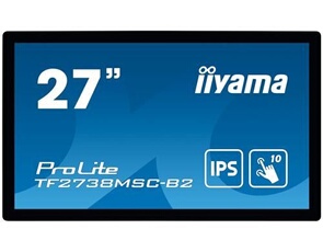 ProLite TF2738MSC-B2 - Ecran LED - 27" - cadre ouvert - écran tactile - 1920 x 1080 Full HD (1080p) @ 60 Hz - A-MVA+ - 300 cd/m² - 3000:1 - 5 ms -
