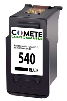 Cartouche d'encre Comete Consommable COMETE - 540 - 1 Cartouche d'encre compatible avec CANON PG-540 PG540- Marque française