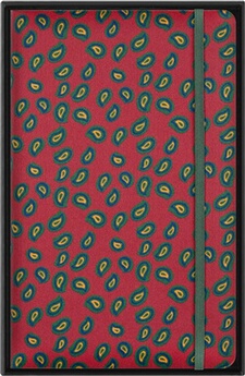 Carnet ligné Grand format avec couverture rigide Bordeaux