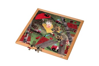 puzzle educo puzzle en bois - puzzle de météo extrême - tempete (81) - jeu montessori