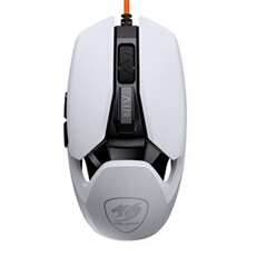 Cougar AirBlader Tournament - Souris - droitiers et gauchers - optique - 6 boutons - filaire - USB - blanc