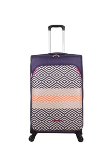 valise lulu castagnette valise cabine lulu c diamond violet en polyester 43l