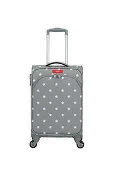valise lollipops valise cabine polyester garance 57 cm - gris fonce