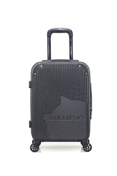 valise lollipops valise cabine abs amarante-e 50 cm - noir