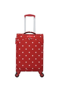 valise lollipops valise cabine polyester garance 57 cm - rouge
