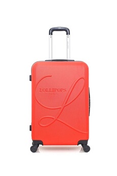 valise lollipops valise weekend abs glaieul 67 cm - rouge