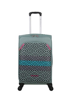 valise lulu castagnette valise cabine lulu c diamond fuschia en polyester 43l
