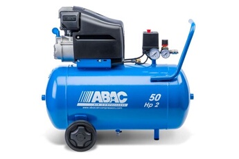 Compresseur d'air Abac - Compresseur à piston lubrifié 50L 10bar 2CV 13,2 m3/h - MONTECARLO L20 ABAC