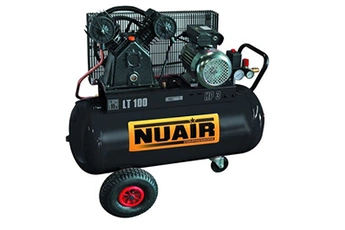 Compresseur d'air Nuair Compresseur Pro de chantier 3Cv 100 litres 390 L/min B3800B/100CM3