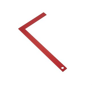 Trusquin Metrica Equerre de charpentier rigide rouge 500 mm 29355 | Darty