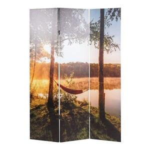 Mendler Paravent Photo M68 – 180x240 Cm – 6 Panneaux – Motif Plage – Impression Double Face