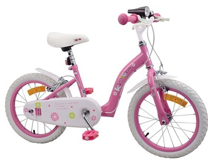 Vélo Hollandais Velo Rose 16 Pouces Vélo Fille Velo Enfant 16