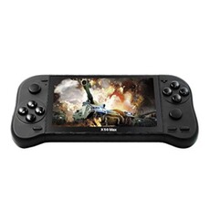 Console rétrogaming GENERIQUE Console rétrogaming X50 Max Consoles de jeux portables 5.1pouces pour double joueur Noir