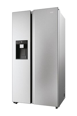 Refrigerateur americain Haier Réfrigérateur américain SBS 90 Series 5 HSW59F18EIMM 601 L Platinium