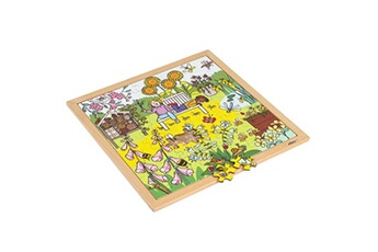 puzzle educo puzzle en bois - nature et climat puzzle- jardin insectes - jeu montessori