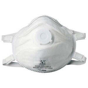 Martcare Masque FFP3V Moulé Jetable Avec Valve | Boîte De 10 | Protection 99% Filtration | EN149 Certifié