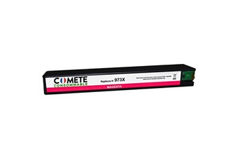 Cartouche d'encre Comete Consommable COMETE - 973X - 1 Cartouche d'encre compatible avec HP 973X - Magenta - Marque française