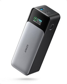 Batterie externe 737 Technologie GaN 24000 mAh 3 Ports 140 W Noir