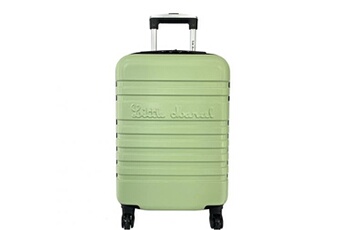 valise little marcel valise cabine passe-partout rigide abs 54.8 cm vert kaki