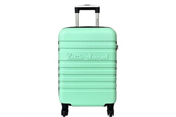 valise cabine passe-partout rigide abs 54.8 cm vert eau