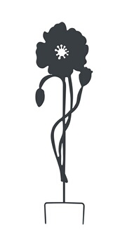 Poppy Decorative Object Louis Moulin
