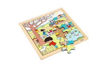 puzzle educo puzzle en bois - seasons puzzel - printemps - jeu montessori