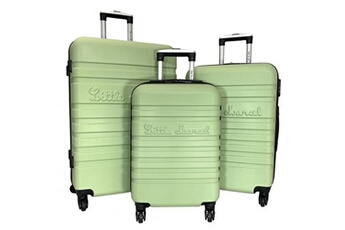 set de 3 valises little marcel set de 3 valises vert kaki - lm10323n