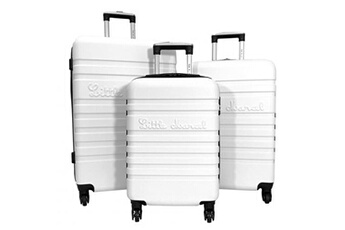 set de 3 valises little marcel set de 3 valises blanc neige - lm10323n