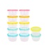 Lot De 12 Petits Pots De Conservation Pour Bébé - 60ml, Colorés, Réutilisables, Compatibles Micro-ondes Et Lave-vaisselle