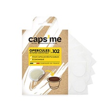 102 opercules en papier compostable - CAPS ME