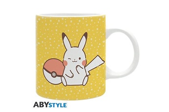 tasse et mugs abysse corp mug - pokemon - pikachu type éléctrique - 320 ml